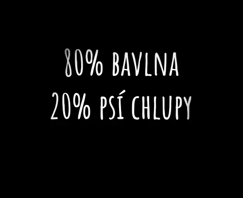 černé tričko s vtipným nápisem